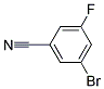 3-Fluoro-5-Bromo benzonitrile Struktur