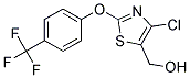 4-CHLORO-2-[4-(TRIFLUOROMETHYL)PHENOXY]-5-THIAZOLEMETHANOL Struktur