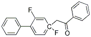 4-(2,4-Difluorobiphenyl)Acetophenone Struktur