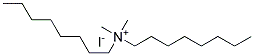 Bisoctyl dimethyl ammonium iodide Struktur