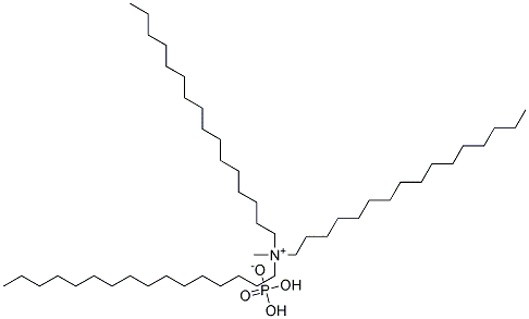 Trihexadecyl methyl ammonium phosphate Struktur