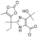 (5-Methyl-2-Oxo-1,3-Dioxolen-4-Yl)Methyl-4-(1-Hydroxy-1-Methylethyl)-2-Propylimidazole-5-Carboxylate Struktur