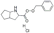 (+/-) Phenylmethoxy Octahydro Cyclopenta [B]Pyrrole-2-Carboxylate Hcl Struktur