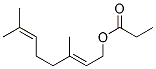 TETRAHYDROGERANYL PROPIONATE Struktur