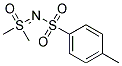 S,S-DIMETHYL-N-(P-TOLYLSULFONYL)-SULFOXIMINE Struktur