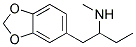 N-METHYL-1-(1,3-BENZODIOXOL-5-YL)-2-BUTANAMINE Struktur