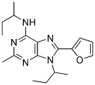 N,9-DI-SEC-BUTYL-8-(FURAN-2-YL)-2-METHYL-9H-PURIN-6-AMINE Struktur