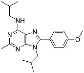 N,9-DIISOBUTYL-8-(4-METHOXYPHENYL)-2-METHYL-9H-PURIN-6-AMINE Struktur