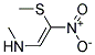 METHYLTHIO-1-METHYLAMINO-2-NITROETHYLENE Struktur