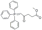 METHYL 4-OXO-5-(TRIPHENYLPHOSPHORANYLIDENE)PENTANOATE Struktur