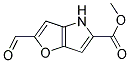 METHYL 2-FORMYL-4H-FURO[3,2-B]PYRROLE-5-CARBOXYLATE Struktur