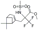 METHYL 2-[(6,6-DIMETHYLBICYCLO-[3.1.1]-HEPT-2-EN-2-YL)METHYL]-3,3,3-TRIFLUORO-2-[(METHYLSULFONYL)-AMINO]PROPANOATE Struktur