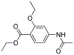 ETHYL-4-ACETAMIDO ETHOXY BENZOATE Struktur