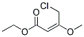 ETHYL(E)-4-CHLORO-3-METHOXY-2-BUTENOATE Struktur