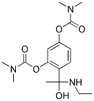 DIMETHYLCARBAMIC ACID 5-[2[(1,1-DIMETHYL)AMINO]1-HYDROXYETHYL]-1,3-PHENYLENE ESTER Struktur