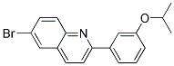 6-BROMO-2-(3-ISOPROPOXY-PHENYL)-QUINOLINE- Struktur