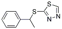 5-(1-PHENYLETHYLSULFANYL)-[1,3,4]THIADIAZOL- Struktur