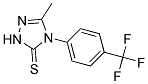 4,5-DIHYDRO-3-METHYL-4-(4-TRIFLUOROMETHYLPHENYL)-1,2,4-TRIAZOL-5(1H)-THIONE Struktur