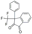 3-PHENYL-3-TRIFLUOROMETHYLINDANON-1-ONE Struktur