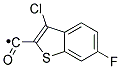 3-CHLORO-6-FLUOROBENZO[B]THIOPHENE-2-CARBONYL Struktur