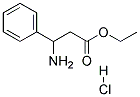 3-AMINO-3-PHENYLPROPIONIC ACID ETHYL ESTERHYDROCHLORIDE Struktur