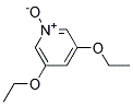 3,5-DIETHOXY-PYRIDINE 1-OXIDE Struktur