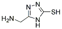 5-(aminomethyl)-4H-1,2,4-triazole-3-thiol Struktur