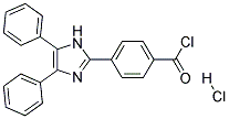 4-(4,5-DIPHENYL-1H-IMIDAZOL-2-YL)BENZOYL CHLORIDE HYDROCHLORIDE [FOR HPLC LABELING] Struktur