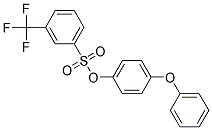 4-PHENOXYPHENYL 3-(TRIFLUOROMETHYL)BENZENE-1-SULFONATE, TECH Struktur