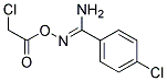 O1-(2-CHLOROACETYL)-4-CHLOROBENZENE-1-CARBOHYDROXIMAMIDE, TECH Struktur