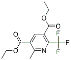 DIETHYL 2-METHYL-6-(TRIFLUOROMETHYL)PYRIDINE-3,5-DICARBOXYLATE, TECH Struktur