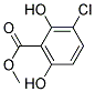 METHYL 3-CHLORO-2,6-DIHYDROXYBENZOATE, TECH Struktur