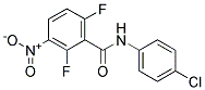 N-(4-CHLOROPHENYL)-2,6-DIFLUORO-3-NITROBENZAMIDE, TECH Struktur