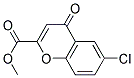 METHYL 6-CHLOROCHROMONE-2-CARBOXYLATE Struktur