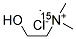 CHOLINE-15N CHLORID Struktur