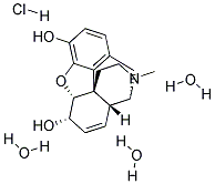 MORPHINE HYDROCHLORIDE TRIHYDRATE[CONTROLLED SUBSTANCE] Struktur