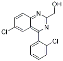 6-CHLORO-4-(2-CHLOROPHENYL)-2-QUINAZOLINEMETHANOL Struktur