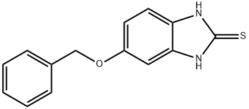 5-BENZYLOXY-2-MERCAPTOBENZIMIDAZOLE Struktur