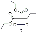 DIETHYL 2-METHYL-D3-2-PROPYLMALONATE Struktur