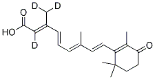 4-KETO ALL-TRANS-RETINOIC ACID-D3 Struktur