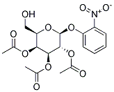 O-NITROPHENYL 2,3,4-TRI-O-ACETYL-B-D-GALACTOPYRANOSIDE Struktur