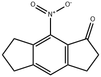 4-NITRO-3,5,6,7-TETRAHYDRO-2H-S-INDACEN-1-ONE Struktur