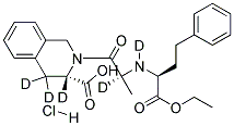 QUINAPRIL-D5, HYDROCHLORIDE Struktur