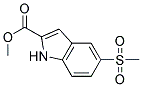 METHYL 5-(METHYLSULPHONYL)-1H-INDOLE-2-CARBOXYLATE Struktur