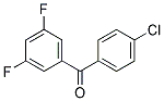 4-CHLORO-3',5'-DIFLUOROBENZOPHENON Struktur