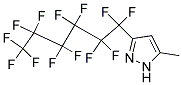 3-(PERFLUORO-1-HEXYL)-5-(METHYL)PYRAZOL Struktur