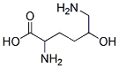 5-hydroxy-DL-lysine Struktur