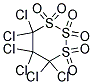 Hexachlorotrimethylene trisulfone Struktur