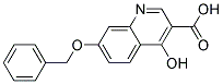 4-Hydroxy-7-benzyloxyquinoline-3-carboxylic acid Struktur