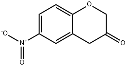 6-Nitro-3-chromanone Struktur